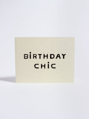 Birthday Chic Card
