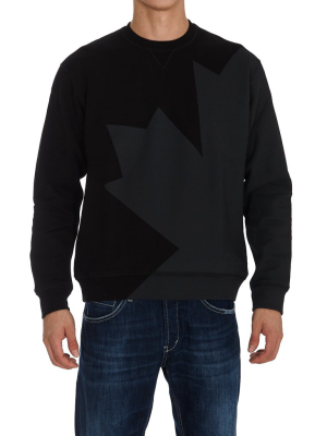 Dsquared2 Maple Leaf Logo Printed Sweatshirt