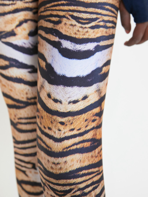 Girls Tiger Goals Leggings