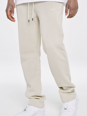 Logo Wide Sweat Pants Whisper White