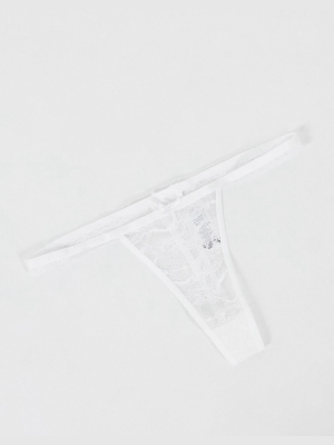 Asos Design Emily Pretty Lace Thong