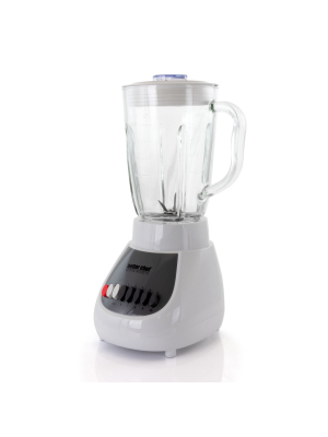 Better Chef 42 Ounce Glass Jar Blender In White