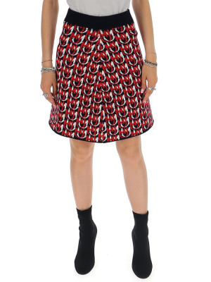 Miu Miu All Over Logo Skirt