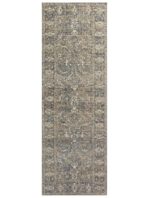 Chris Loves Julia X Loloi Rosemarie Rug - Sand/lagoon