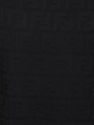 Fendi Ff Motif Short-sleeve Knit Jumper