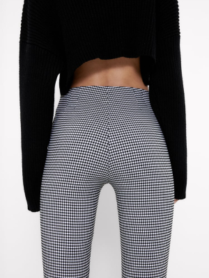 Checkered Leggings