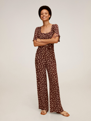 Floral Long Jumpsuit