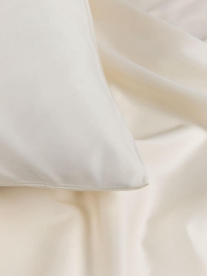 Cream Egyptian Cotton Sateen Bedding