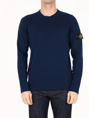 Stone Island Logo Patch Crewneck Jumper