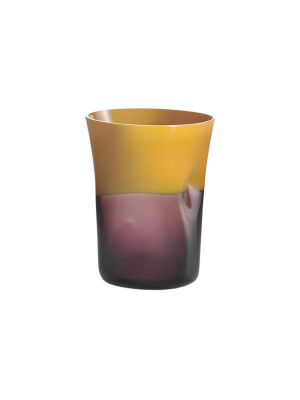 Nason Moretti Yellow With Violet Dandy Tumbler