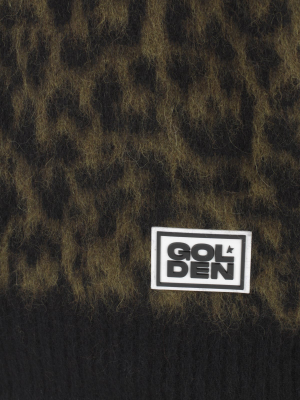 Golden Goose Deluxe Brand Leopard Printed Knit Sweater