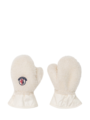 Moncler Enfant Logo Patch Gloves