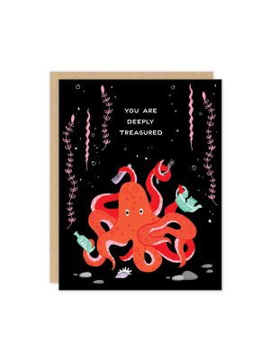 Deeply Treasured Octopus Card - Po1