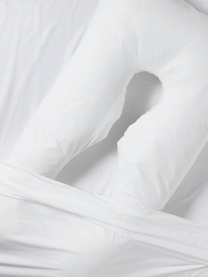 U Shaped Pregnancy Support Body Pillow White - Made By Design™