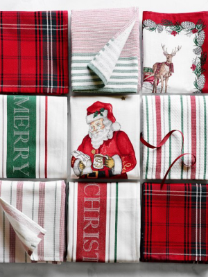 'twas The Night Santa Towels, Set Of 2