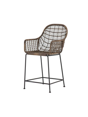 Bandera Outdoor Woven Counter Stool