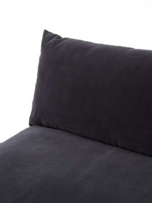 Grant Armless Sectional, Henry Charcoal