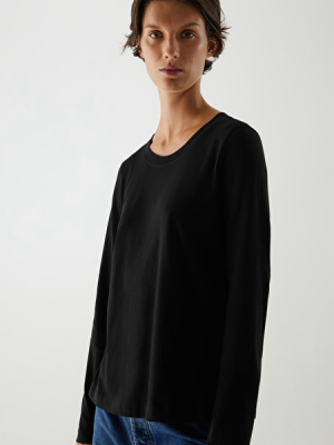 Long-sleeved Cotton Top