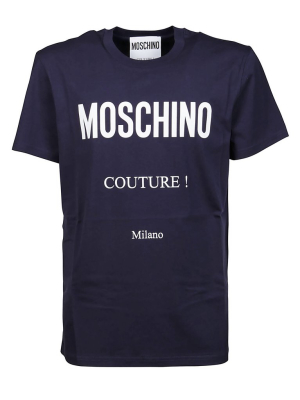 Moschino Couture Logo Printed T-shirt