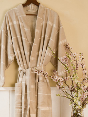 Peshterry Robe In Assorted Colors Design By Turkish Towel Company