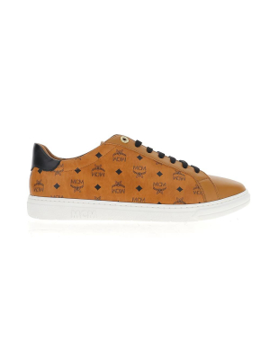 Mcm Visetos Print Sneakers