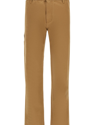 Carhartt Wip Logo Patch Straight-leg Trousers