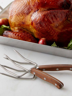 Williams Sonoma Walnut Turkey Forks