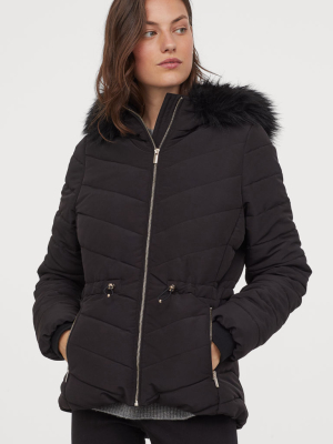 Hooded Quilted Jacket