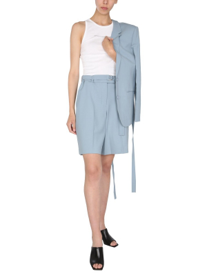 Helmut Lang Suit Belted Shorts