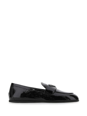 Prada Logo Plaque Loafers