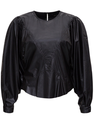 Isabel Marant Dobson Puff Sleeve Top