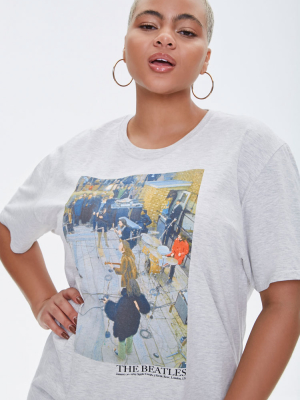 Plus Size The Beatles Graphic Tee