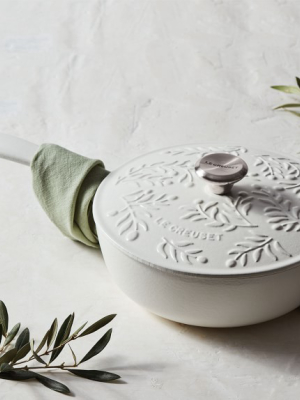 Williams Sonoma Le Creuset Olive Branch Collection Saucier - Autumn