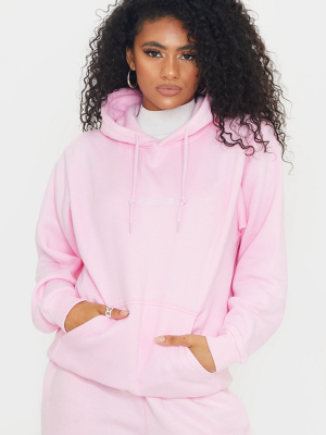 Prettylittlething Light Pink Embroidered...