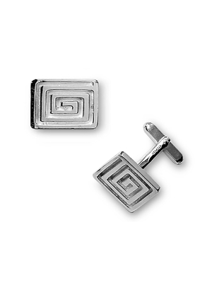 Sterling Silver Rectangular Cufflinks