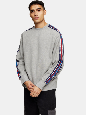 Gray Taping Sweatshirt