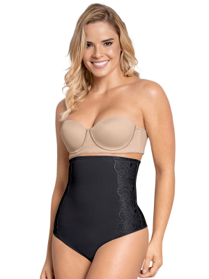 Leonisa Shapewear Open-bust Sculpting High-waist Thong