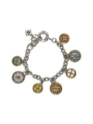 Compass Charm Bracelet
