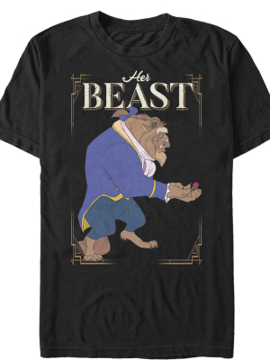 Men's Beauty And The Beast Her Beast T-shirt