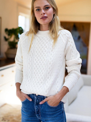 Fisherman Sweater - Ivory
