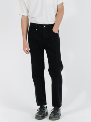 Chopped Denim Jean - Black Rinse