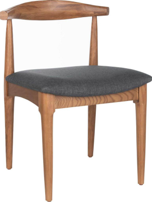 Lilly Dining Chair Brown/dark Gray (set Of 2)