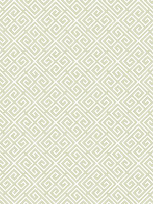 Omega Green Geometric Wallpaper From The Symetrie Collection By Brewster Home Fashions