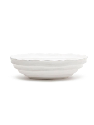 Hetty Bowl White And Silver