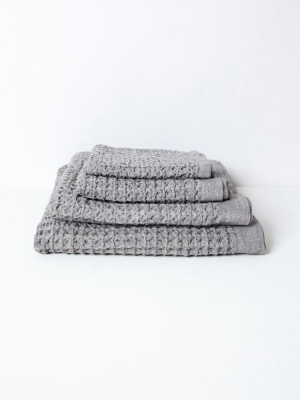 Grey Lattice Towel