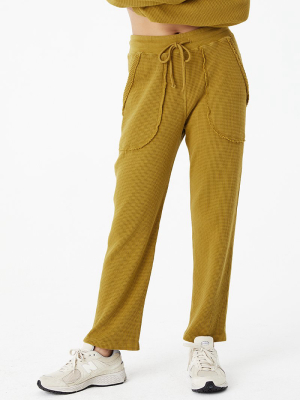 Organic Cotton Waffle Jogger