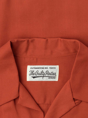 Wacko Maria 50's Shirt S/s (type-5) - Orange