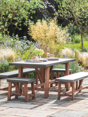 Chilson Dining Table And Bench Set