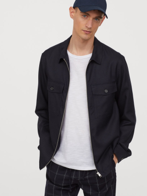 Twill Shirt Jacket