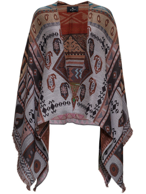 Etro Pattern Embroidered Cardigan